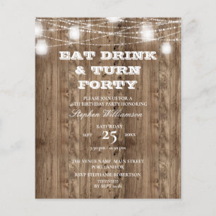 Papier Budget 40e anniversaire Grange Bois Manger Boire e