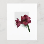 Papier Budget 40e anniversaire Noël Floral Party Invitati (Dos)