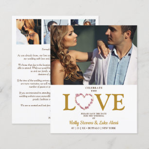 Papier Budget 4 Photos Love CoteMariage de collage tendan