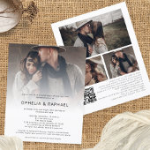 Papier Budget 4 Photos superposer le code QR Mariage bohè