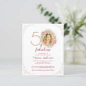 Papier Budget 50 et fabuleux 50e anniversaire Parties sci (Debout devant)