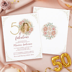 Papier Budget 50 et fabuleux 50e anniversaire Parties sci