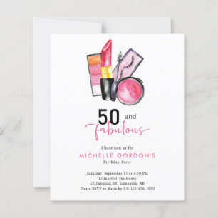 Papier Budget 50 & Fabuleux 50e Anniversaire Cosmétique r