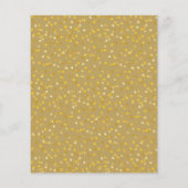 Papier Budget 50e anniversaire Gold Hearts Enregistrer la (Dos)