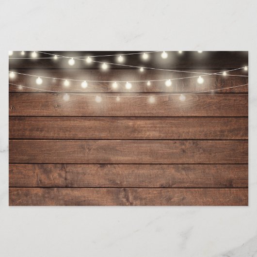 Papier Budget 50e anniversaire Rustic Photo Invitation (Dos)