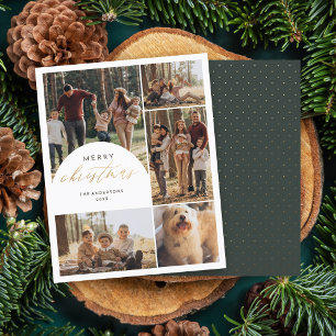 Papier Budget 5 Photo Collage Arch Joyeux Noël Photo