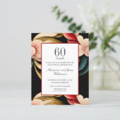 Papier Budget 60e anniversaire FLEURS VINTAGES (Debout devant)