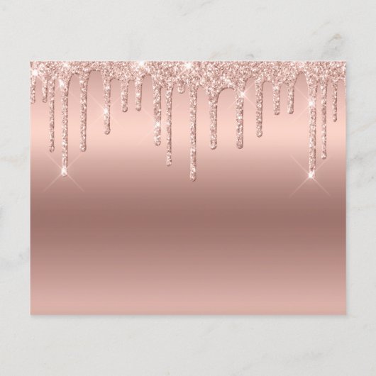 Papier Budget 60e anniversaire Parties scintillant Rose G (Dos)