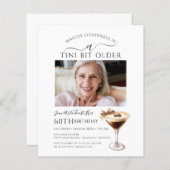 Papier BUDGET 60e anniversaire Photo Espresso Martini Inv (Devant / Derrière)