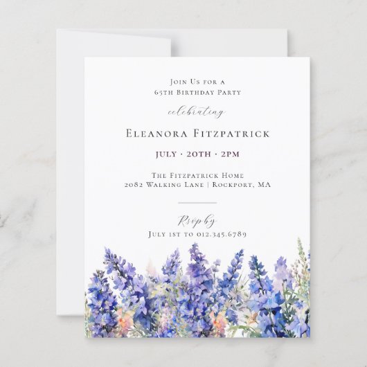 Papier BUDGET 65e anniversaire Juillet Mois de naissance  (Devant)