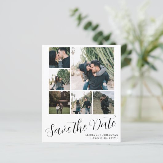 Papier Budget 6 collage photo multiple mariage enregistre (Debout devant)