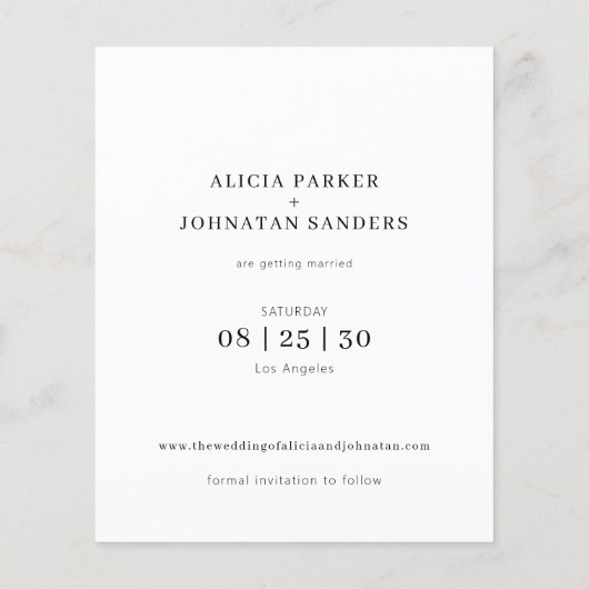 Papier Budget 6 collage photo multiple mariage enregistre (Dos)