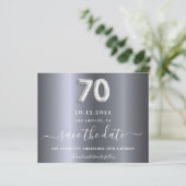 Papier Budget 70e anniversaire argent métal enregistrer l (Debout devant)