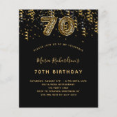 Papier Budget 70e anniversaire de la fête léopard d'or no (Devant)