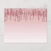 Papier Budget 70e anniversaire Parties scintillant Rose o (Dos)