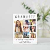 Papier Budget 8 Faire-part d'obtention d'un diplôme photo (Debout devant)