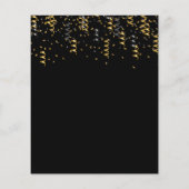 Papier Budget 90e anniversaire leopard d'or noir invitati (Dos)