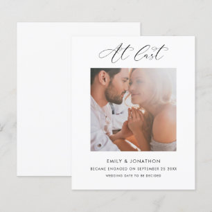 Papier Budget À Dernier Fiançailles Photo Calligraphie