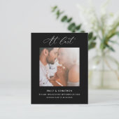 Papier Budget À Dernier Fiançailles Photo Calligraphie No (Debout devant)