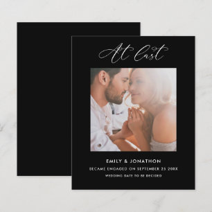 Papier Budget À Dernier Fiançailles Photo Calligraphie No