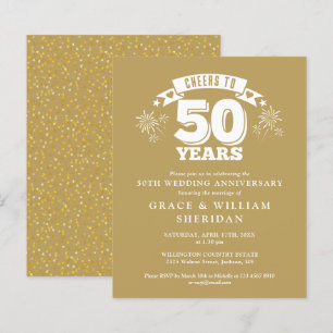 Papier Budget À L'Invitation Du 50E Anniversaire