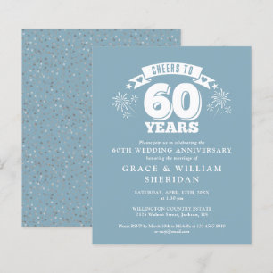 Papier Budget À L'Invitation Du 60E Anniversaire