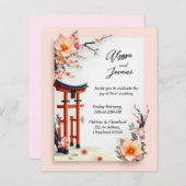 Papier Budget A Love Blossoming Under the Cherry Trees (Devant / Derrière)