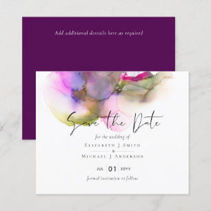 Papier Budget Abstrait Rainbow Purple Mariage