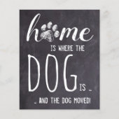 Papier Budget Accueil Où Le Chien Est Le Chien Qui Déplac (Devant)