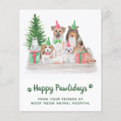 Papier Budget Adorable Animaux Chien Animaux Animaux Fête (Devant)