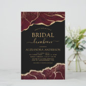 Papier Budget Agate Bourgogne Fête des mariées Luncheon O (Debout devant)