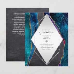 Papier BUDGET Agate GRADUY Invitations Parties scintillan