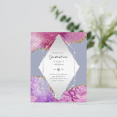 Papier BUDGET Agate GRADUY Invitations Parties scintillan (Debout devant)