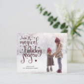 Papier Budget Ajouter Photo Magique Fête de Noël (Debout devant)