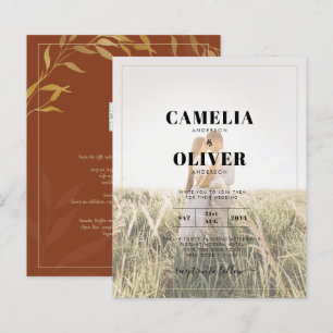 Papier Budget All-in-1 Rustic Terracotta GOLD Mariage