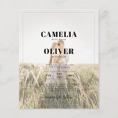 Papier Budget All-in-1 Rustic Terracotta GOLD Mariage (Devant)