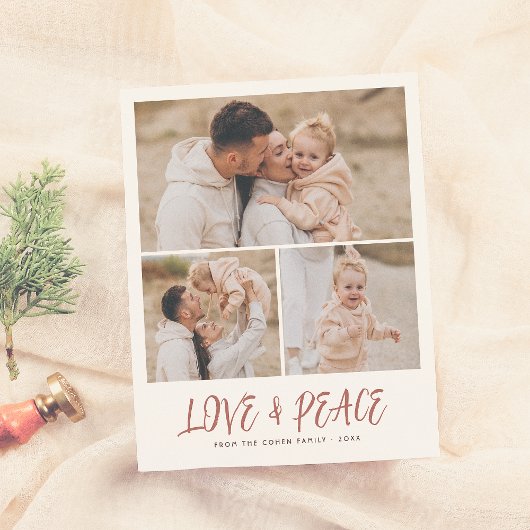 Papier Budget Amour & Paix 3 Photo Noël