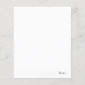 Papier Budget amusant Bande rayée Photo de Noël (Dos)