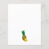 Papier Budget Ananas Hawaiian Bridal Shower Invitation (Dos)
