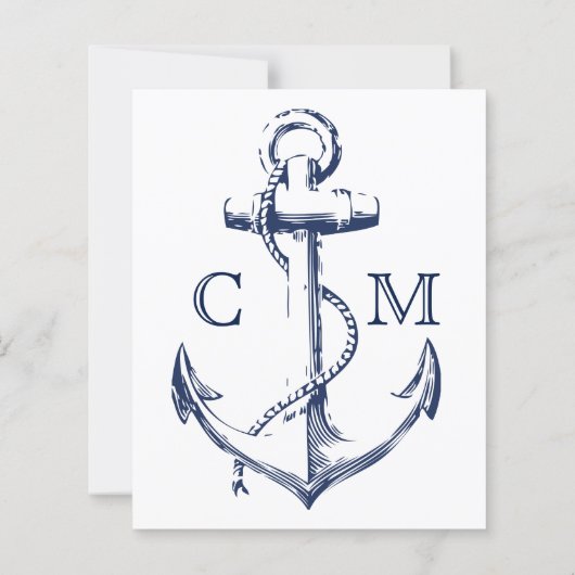 Papier Budget Ancre marine (Dos)