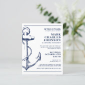 Papier Budget Ancres nautiques Retraite de la Marine (Debout devant)