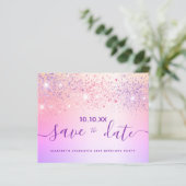 Papier Budget anniversaire arc-en-ciel parties scintillan (Debout devant)