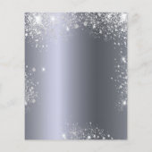 Papier Budget anniversaire argent musique notes métal par (Dos)