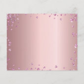 Papier Budget anniversaire blush rose paris enregistrer l (Dos)