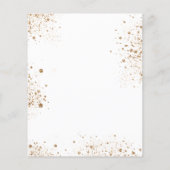 Papier Budget anniversaire eucalyptus feuillage d'or invi (Dos)