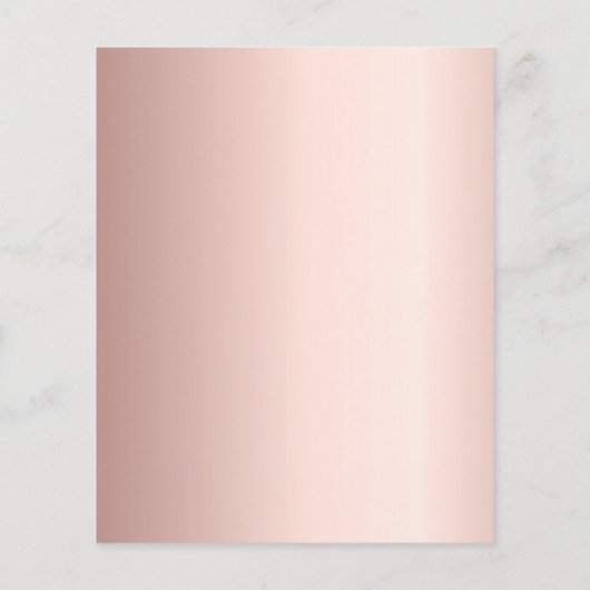 Papier Budget Anniversaire fête boho pampas herbe or rose (Dos)