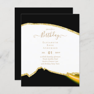 Papier BUDGET ANNIVERSAIRE Invitation ANY 16 18 21e 40 50