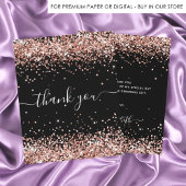 Papier BUDGET Anniversaire noir rose or parties scintilla