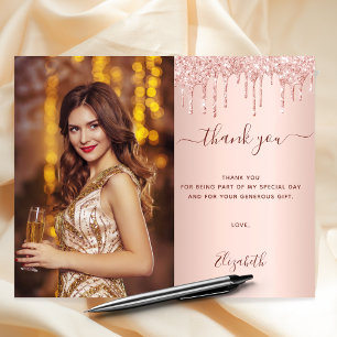Papier Budget anniversaire rose blush parties scintillant