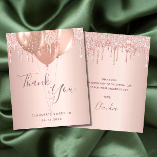 Papier Budget anniversaire rose or rousse parties scintil